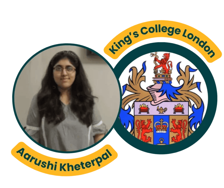 success story of an IMFS Student Arusho Kheterpal got admission in Kings University