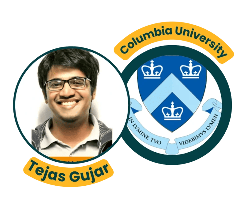 success story of an IMFS Student Tejas Gujrat got admission in Columbia University